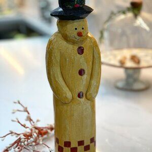 Vintage Farmhouse Snowman